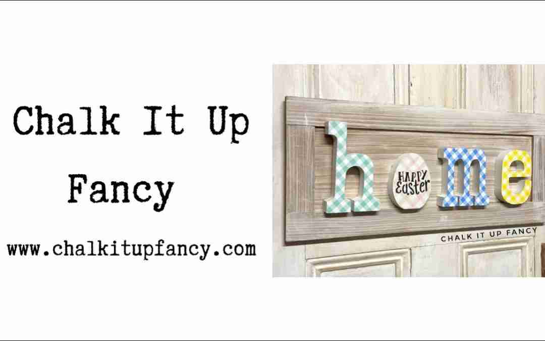 DIY Home Easter Sign Tutorial