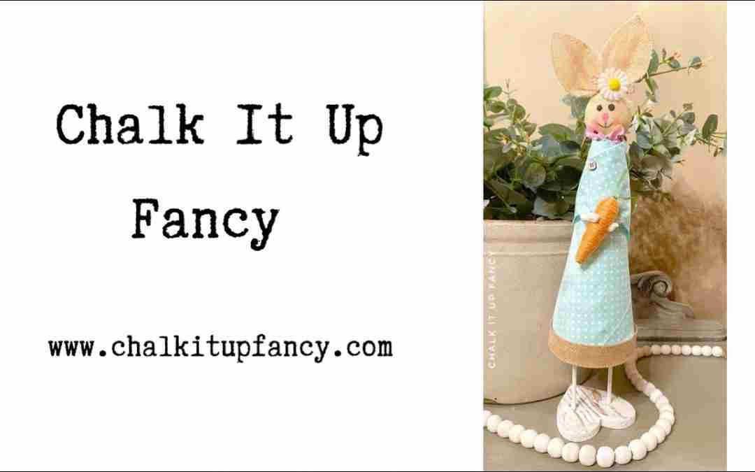 DIY Easter Bunny Doll Made from Styrofoam Tutorial