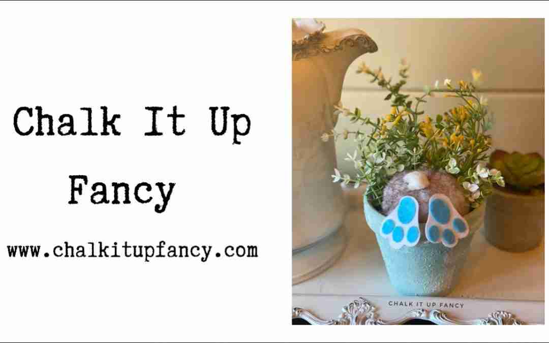 Easter Terracotta Pot Using Salt Wash Tutorial