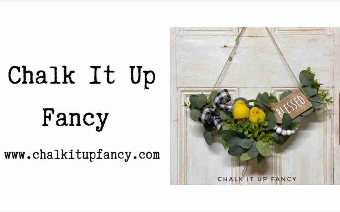 DIY Spring Chick Swag Home Decor Tutorial