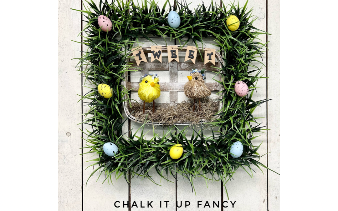 DIY Spring Tweet Wreath
