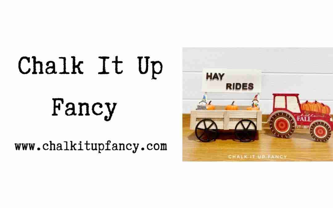 Hay Ride Fall Decor Shelf Sitter