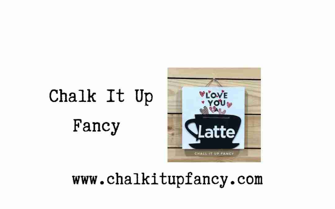 Dollar Tree Stencil for a Valentines Coffee Bar