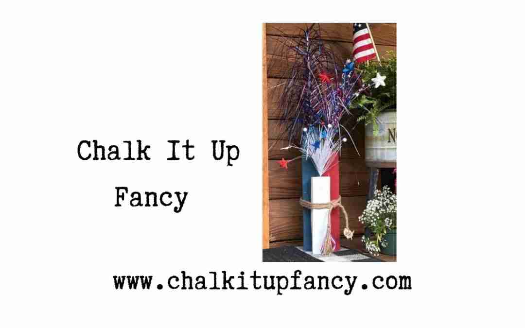 DIY Wood Fireworks Front Porch Decor