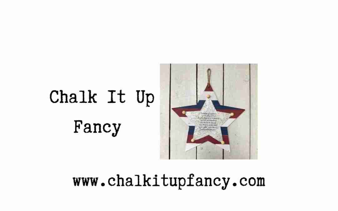 Pledge of Allegiance Star Decor
