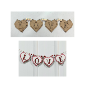 Unfinished Love Valentine Banner