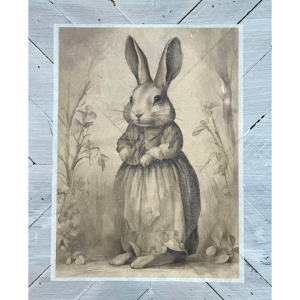 Lady Bunny Decoupage Rice Paper
