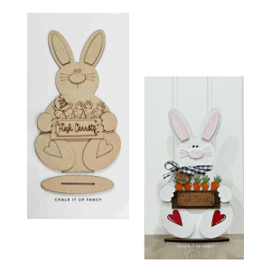 Fresh Carrot Standing Bunny Unfinished