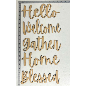 5 Word Bundle Pack Unfinished