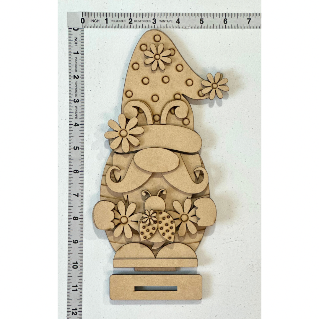 Party Bundle Ladybug Gnome Cutout Unfinished (set of 4)