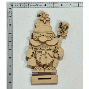 Surfs Up Gnome Unfinished Cutout