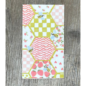Honey Comb Bee Napkin 1 count