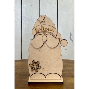 Santa Shelf Sitter Unfinished Cutout