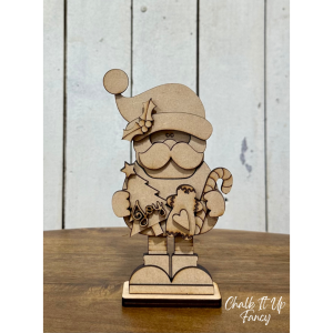 Party Bundle Mini Santa Gnome Unfinished Cutout (4 pack)