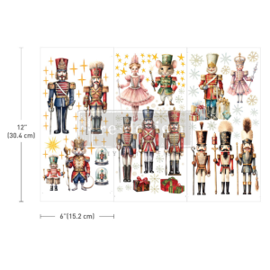 Nutcracker Christmas 6" x 12" Transfer