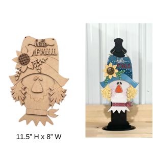 Scarecrow Hanger Unfinished Cutout Party Bundle (4 pack)