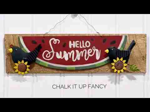 Dollar Tree Hello Summer Upcycle