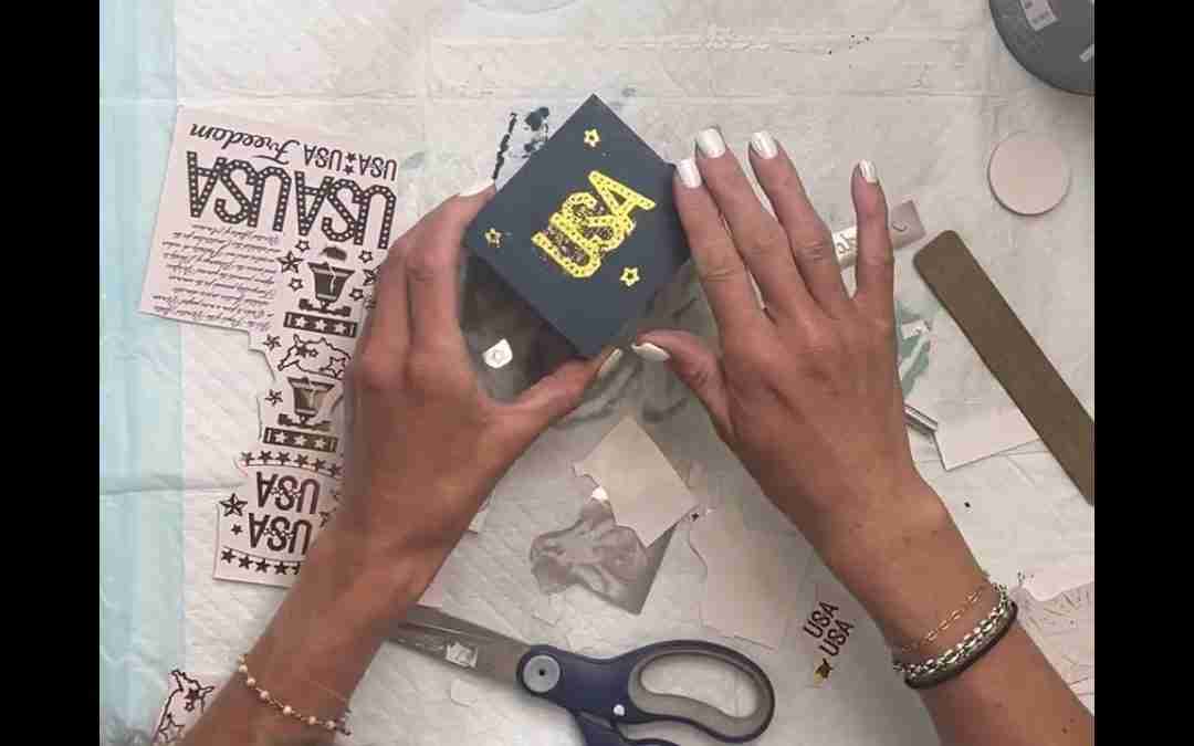DIY Mini Flag Holder