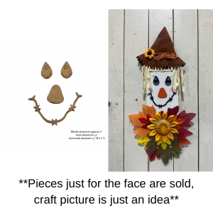 Scarecrow Face Cutout Unfinished