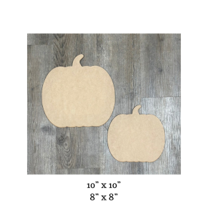 Set of Pumpkin Cutouts Unfinished