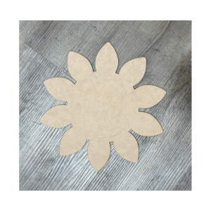 11" Basic Sunflower Cutout Unfinished