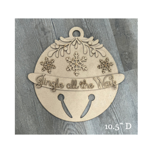 Party Bundle Jingle All The Way Ornament Cutout