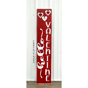 Hello Valentine Porch Leaner Cutout (board not included)