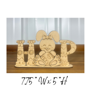 Hop Shelf Sitter Decor Unfinished Cutout