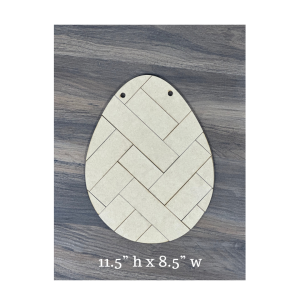 Pallet Rustic Easter Egg Unfinished Cutout