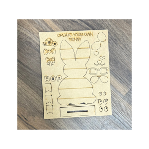 Build your own bunny pop out kit