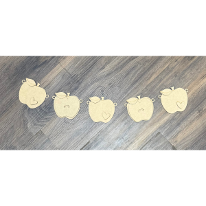 Apple Banner Unfinished Cutout