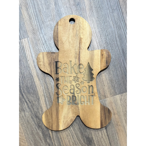 Bake The Season Bright Gingerbread Charcuterie Board