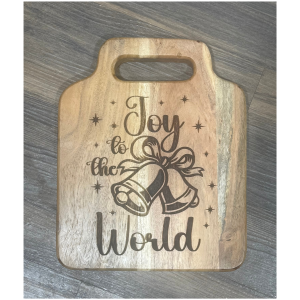 Joy to the World Bell Charcuterie Board