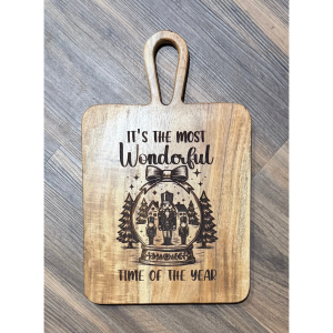 Nutcracker Snowglobe Charcuterie Board