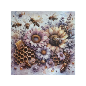 Bees and Honeycomb Rice Paper
