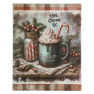 Hot Cocoa Christmas Rice Paper