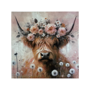 Primitive Highland Cow Rice Paper