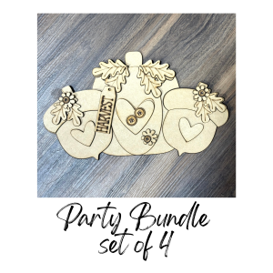 Party Bundle Harvest Acorn Hanger Unfinished Cutout