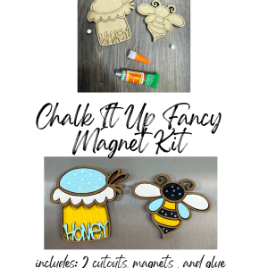 DIY Unfinished Bee Magnet Kit