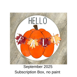 Hello Fall Round Kit (No Paint)